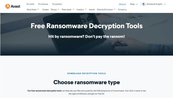 Descifrado de Avast Ransomware