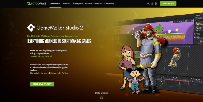 Estudio de desarrollo de juegos Gamemaker