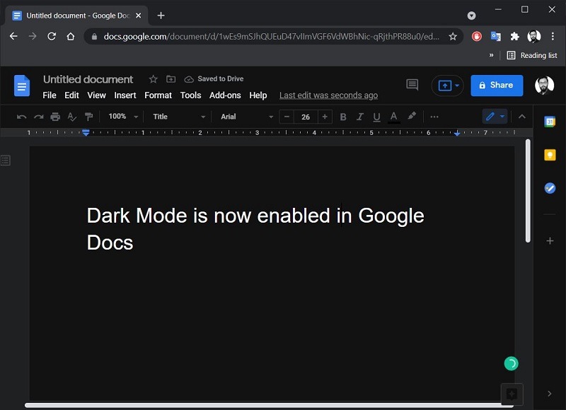 how-to-make-google-docs-dark-mode-on-windows-10