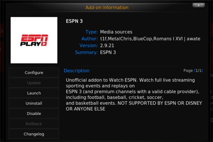 Kodi-sports-espn3-complemento