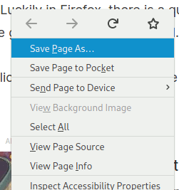 Firefox Guardar página como