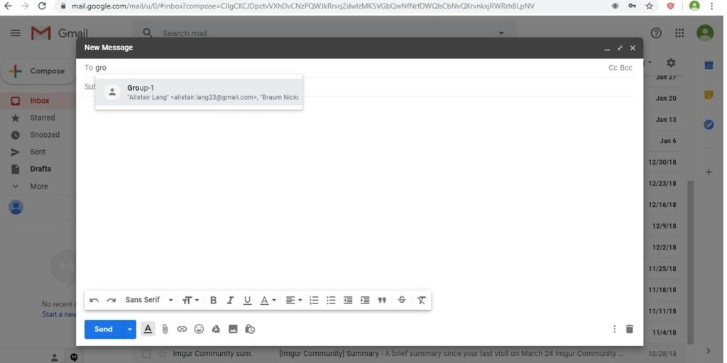 Featured Send Emails In Group In Gmail