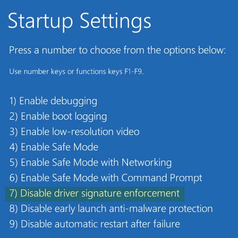 win10-install-unsigned-drivers-click-f7