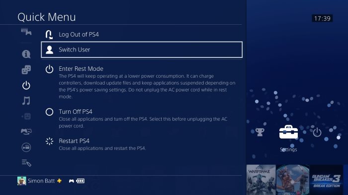 Conmutador de Ps4 en el extranjero