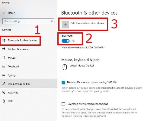 Controlador de Xbox Bluetooth