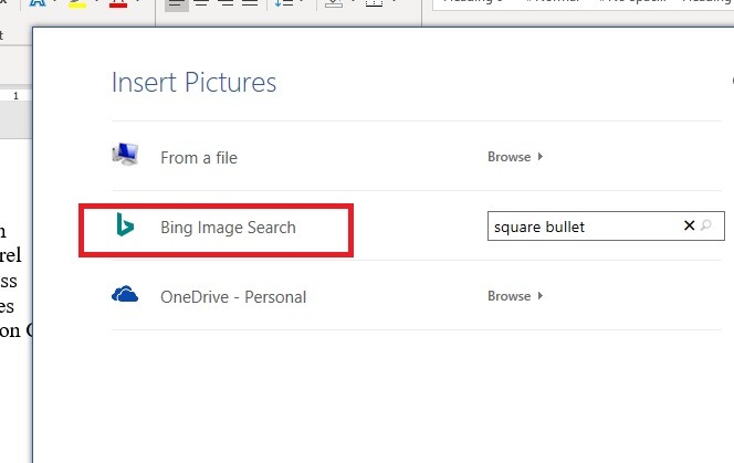 Word Sqbullets Búsqueda de imágenes de Bing