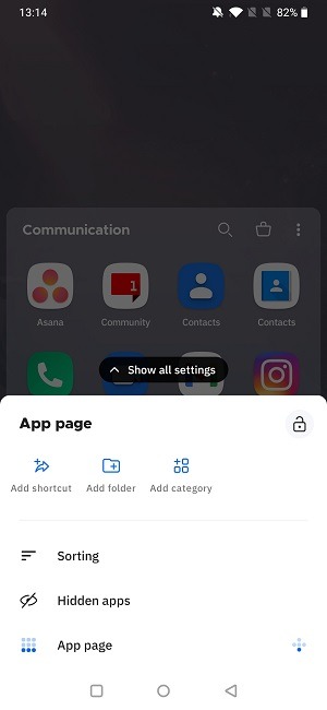 Cómo cambiar el tamaño del icono de la aplicación Smart Swipe para la configuración