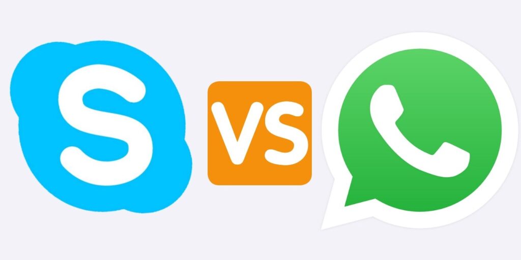 Skype Whatsapp Featured