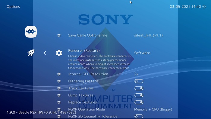 Retroarch no funciona corrige el renderizador de software Ps1