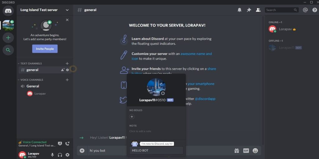 Featured Create Discord Bot