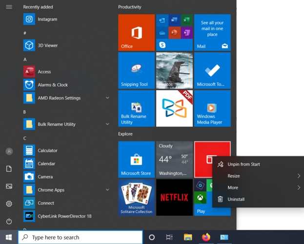 Eliminar Bloatware Windows Desinstalar desde el inicio