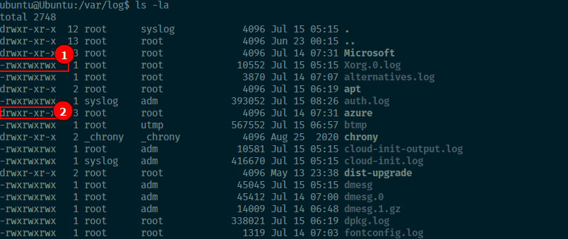 Chmod con Buscar Verificar