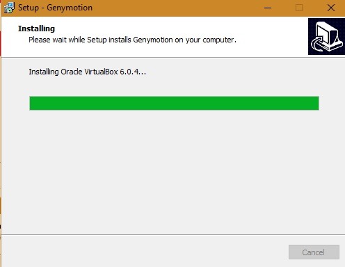 Genymotion Win10 Instalación de Virtualbox 1