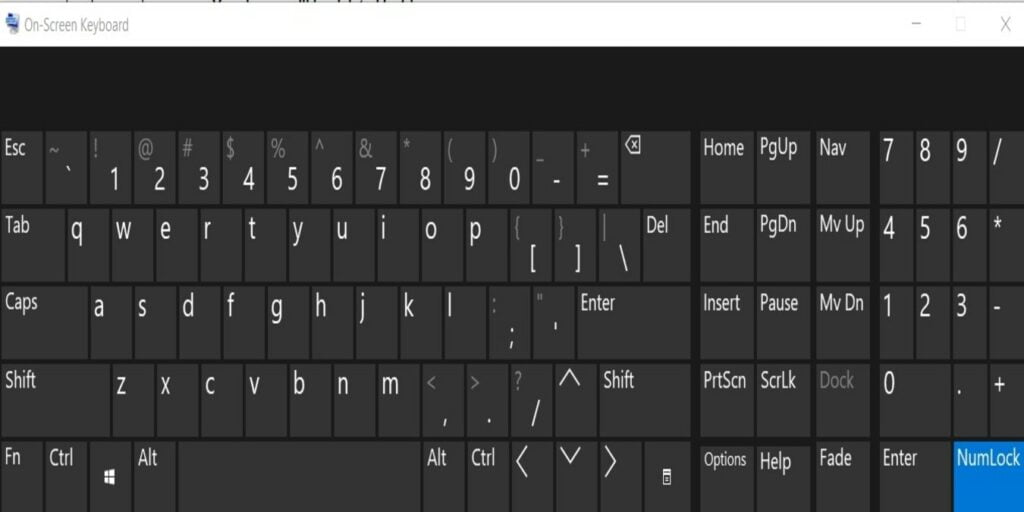 Windows Virtual Keyboard