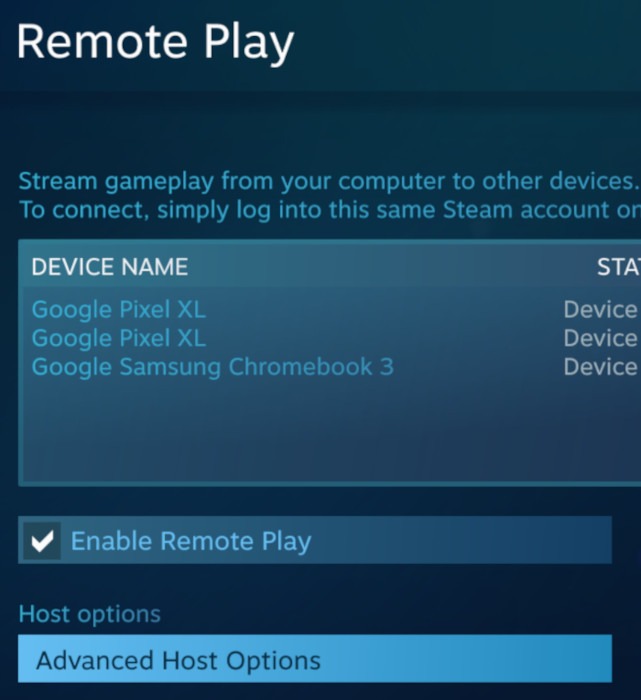 Cómo configurar la configuración de reproducción remota local de Steam Link 2