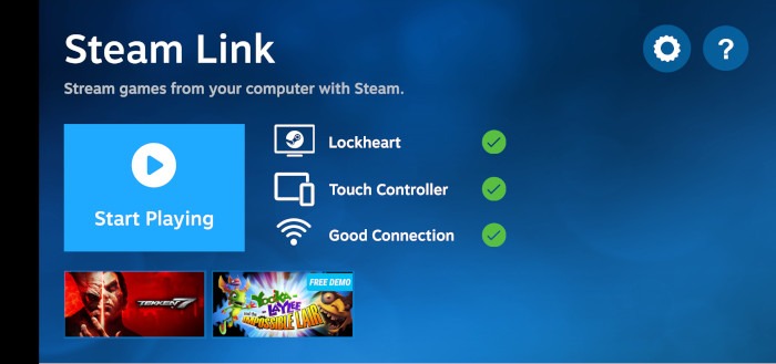 Cómo configurar la configuración de reproducción remota del cliente Steam Link 1