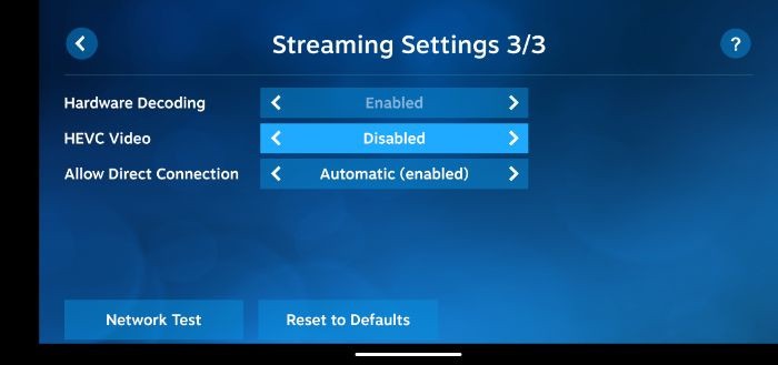 Cómo configurar la configuración de reproducción remota del cliente Steam Link 5