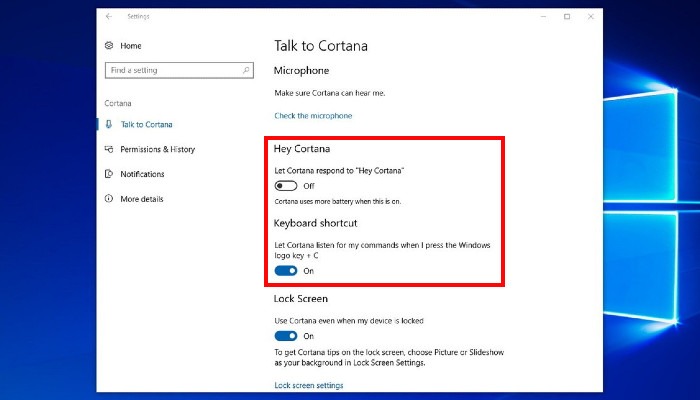 Conversación Bluetooth Cortana