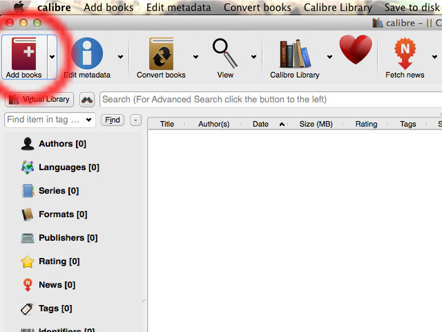 Calibre-addbooks