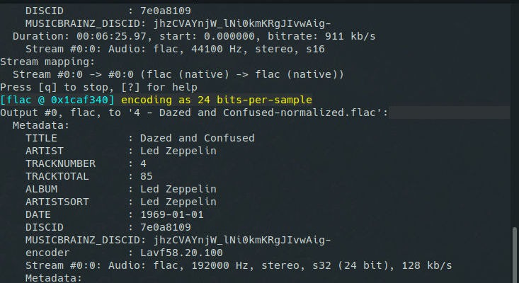 Función FFMPEG Loudnorm