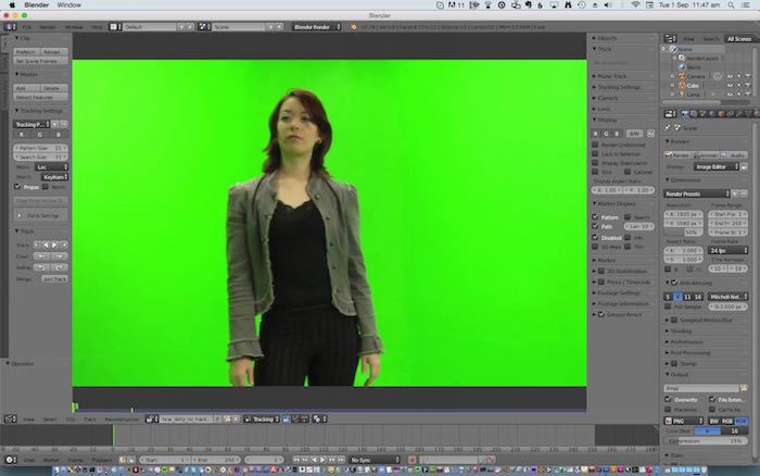 blender-greenscreen-loaded-primer plano-disparo