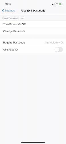 Identificación de la cara del navegador de iOS favorito de Firefox