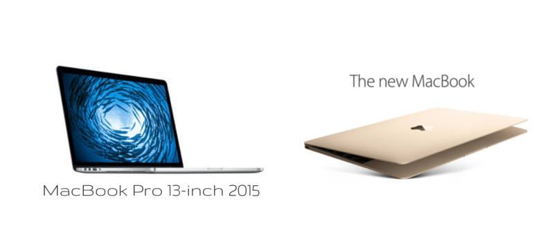 12-inch Macbook Versus 13-inch MacBook Pro (2015)