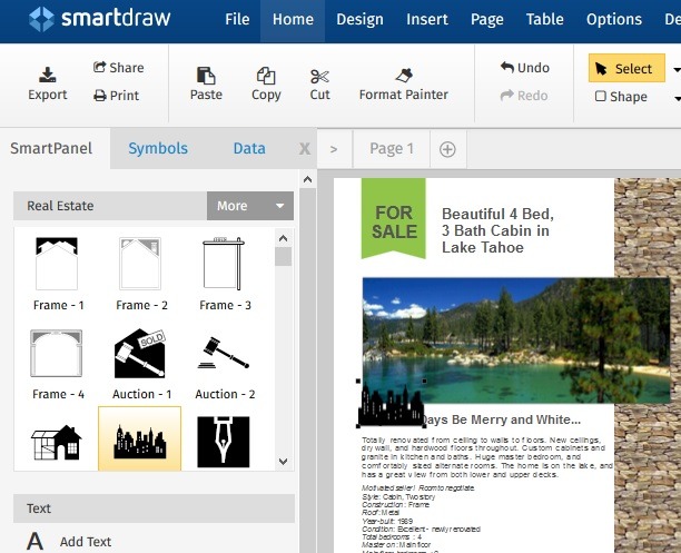 Creación de garantías de marketing Smartdraw