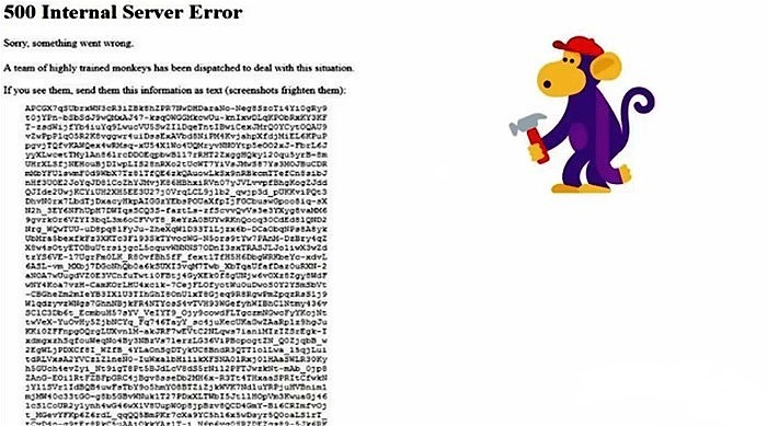 500 Error interno del servidor Youtube