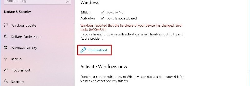 Reinstalar Activación de Windows