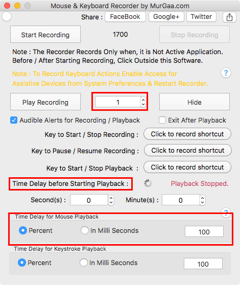 murgaa-recorder-options