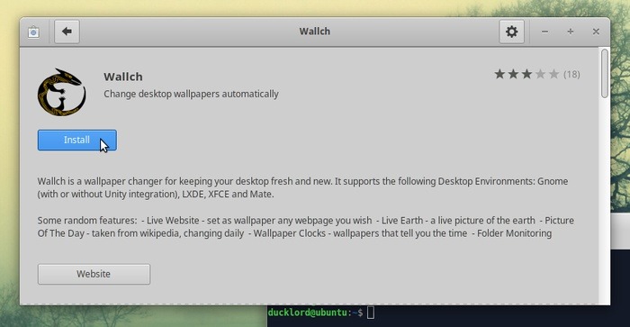 Los mejores cambiadores de fondos de pantalla de Linux Instalar Wallch