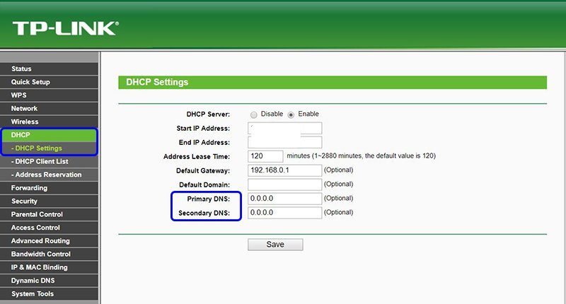 dns-dhcp-panel