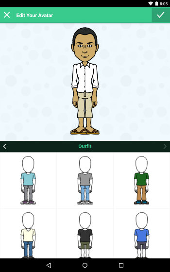 AndroidCreateAvatar-Bitmoji