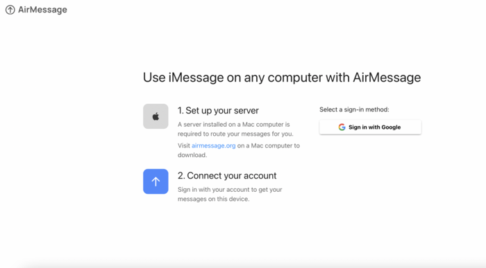 Imessage Airmessage Web