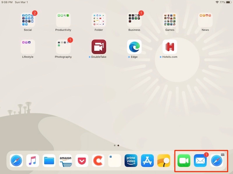 Cómo personalizar la pantalla de inicio de Ipad Dock