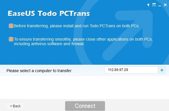 Transferencia de archivos y programas para la solución EaseUS Todo PCTrans