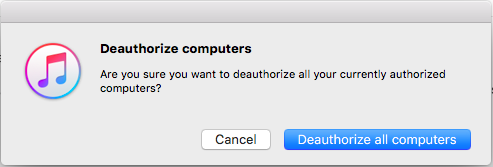 iTunesAuth-DeauthAll