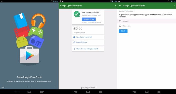 Obtenga aplicaciones de pago de Android de forma gratuita Google-Opinions-Rewards