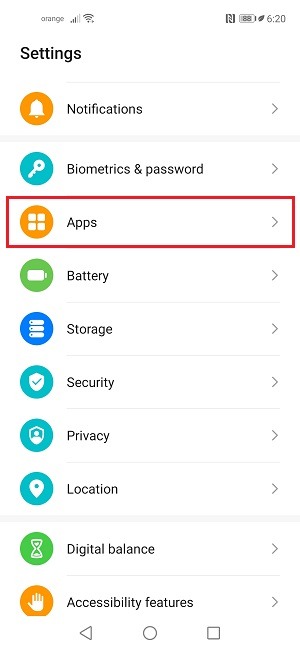 Arreglar la configuración de las aplicaciones de notificaciones retrasadas Huawei