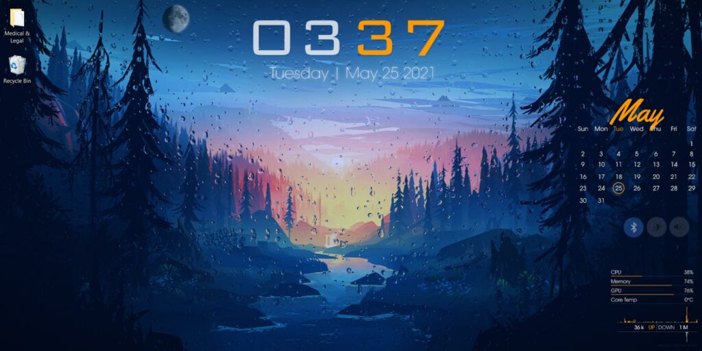 Customize Windows Desktop Rainmeter Hero 2