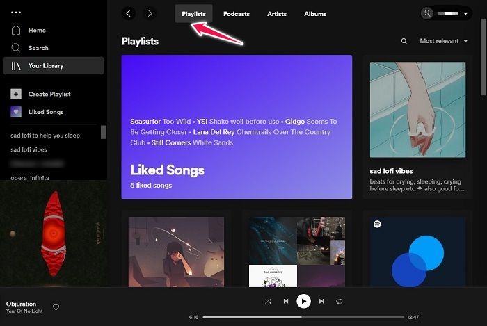 Eliminar duplicados de la vista de lista de reproducción de la aplicación de escritorio Spotify Playlist