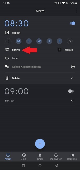 Cómo configurar la alarma de Spotify Reloj de Google Tono de llamada personalizado