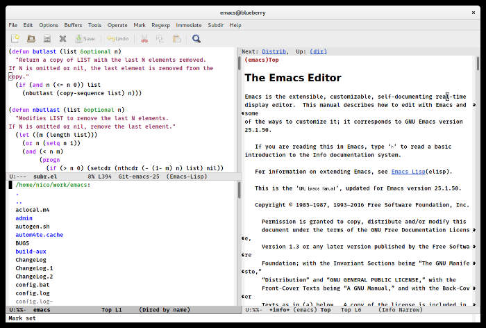 editor de emacs