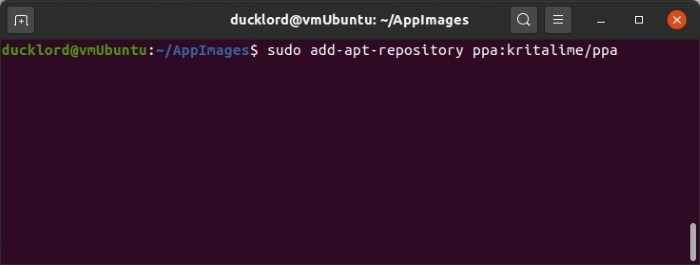 Instalar el último Krita en Ubuntu Agregar Ppa