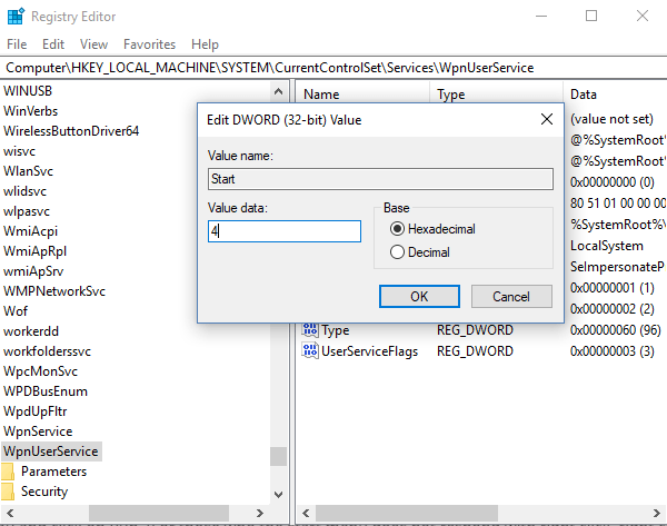 arreglar-menú-inicio-no-funciona-windows-10-regedit