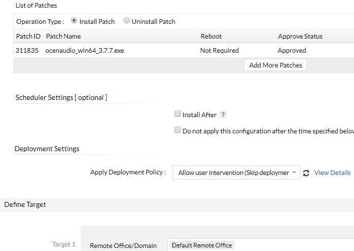 Instalar Ocenaudio Patch Patch Manager Plus