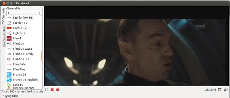 Use TV-maxe como alternativa a Sopcast en Linux