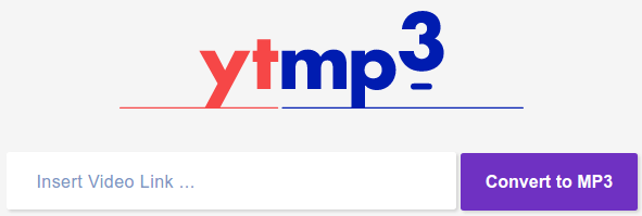 Inserte el enlace del video para convertir el video de YouTube en mp3 en YTmp3