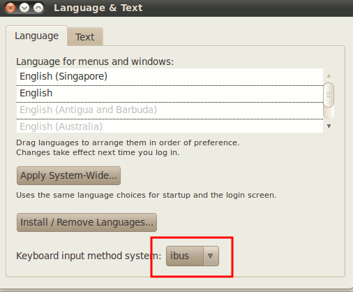 ibus-keyboard-input-method